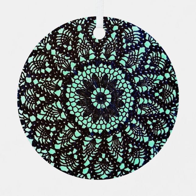 Ornamento de impresión de puerta de época (Anverso)