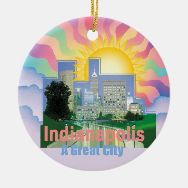 Ornamento de INDIANAPOLIS (Frente)