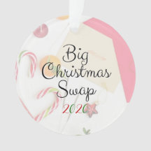 Ornamento de intercambio de grandes Navidades 2020