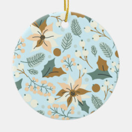 Ornamento de invierno de Poinsettia