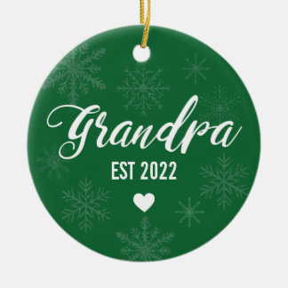 Ornamento de Invitación de embarazo de papá al abu