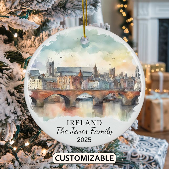 Ornamento de Irlanda personalizado, regalo de Irla (Subido por el creador)