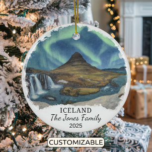 Ornamento de Islandia personalizado, Islandia