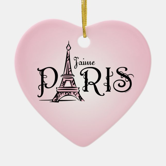Ornamento de J'aime París (Frente)