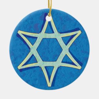 Ornamento de Jánuca de la estrella de David