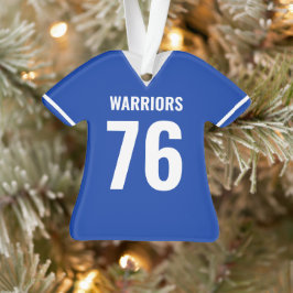 Ornamento de Jersey de Fútbol personalizado