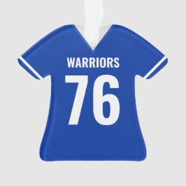 Ornamento de Jersey de Fútbol personalizado