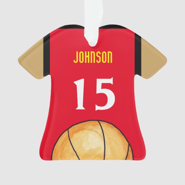 Ornamento de Jersey de Maryland Basketball (Anverso)