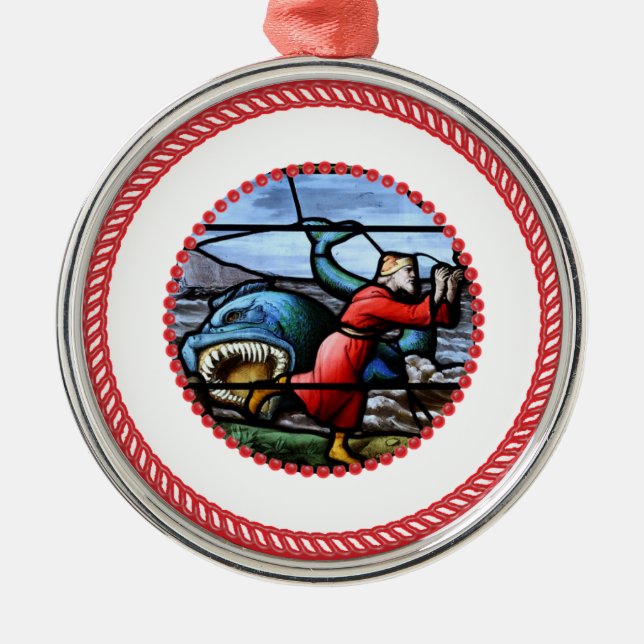 Ornamento de Jesse Tree Jonah #1 (Frente)
