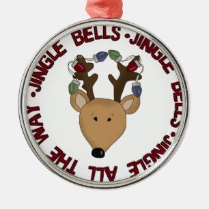 Ornamento de Jingle Bells Reindeer Keepsake