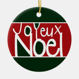 Ornamento de Joyeux Noel