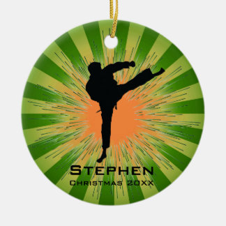 Ornamento de Karate personalizado