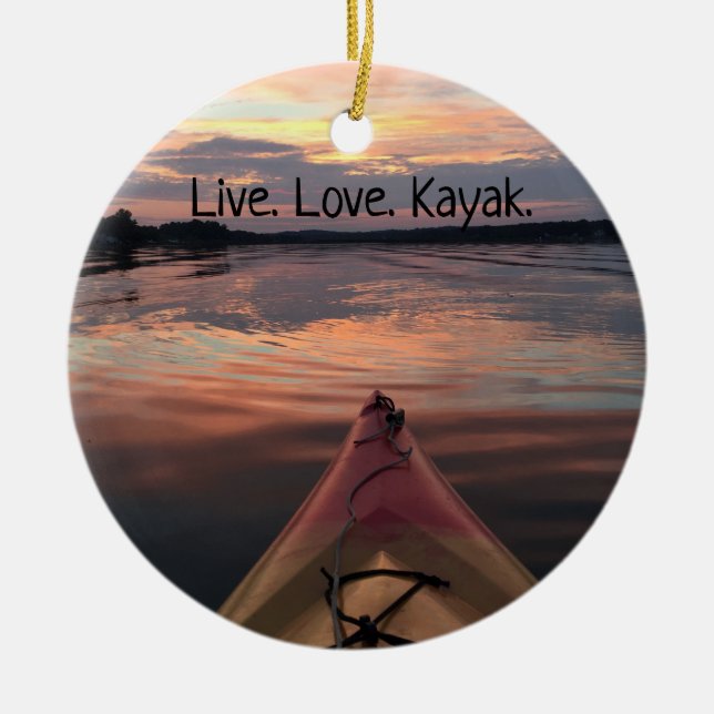 Ornamento de Kayak (Frente)