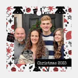 ornamento de keepsake de la foto del personalizado