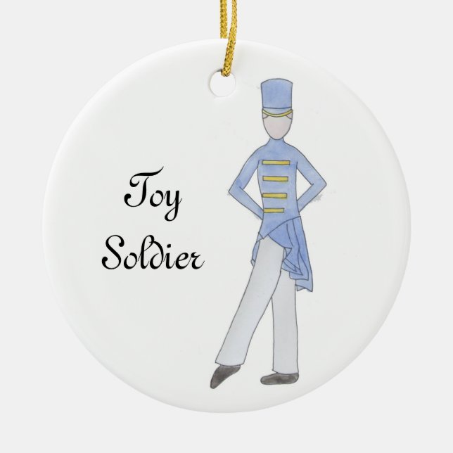 Ornamento de Keepsake de Soldado de Nutcracker (Frente)