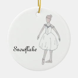 Ornamento de Keepsake para Snowflake