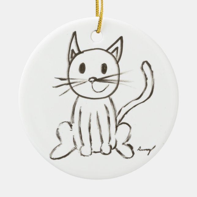 Ornamento de Kitty "Los primeros Navidades de Kitt (Frente)