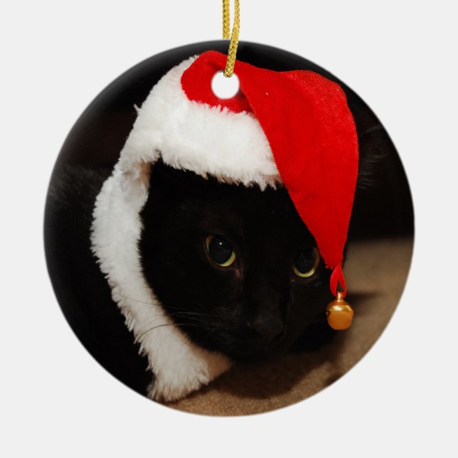 Ornamento de Kitty Santa (Frente)