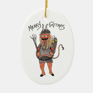 Ornamento de Krampus del hockey