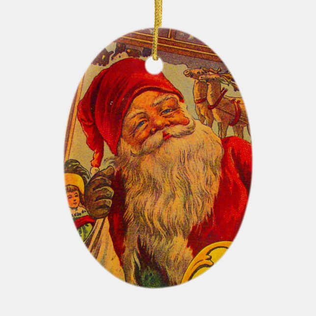 Ornamento de Kris Kringle aka Santa Clause (Frente)