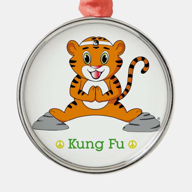 Ornamento de Kung Fu Tiger™ (Frente)