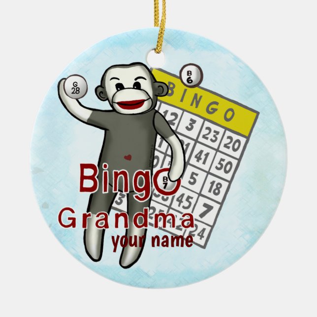 Ornamento de la abuela de Bingo (Frente)