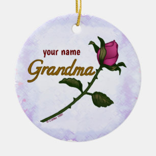 Ornamento de la abuela Rosebud