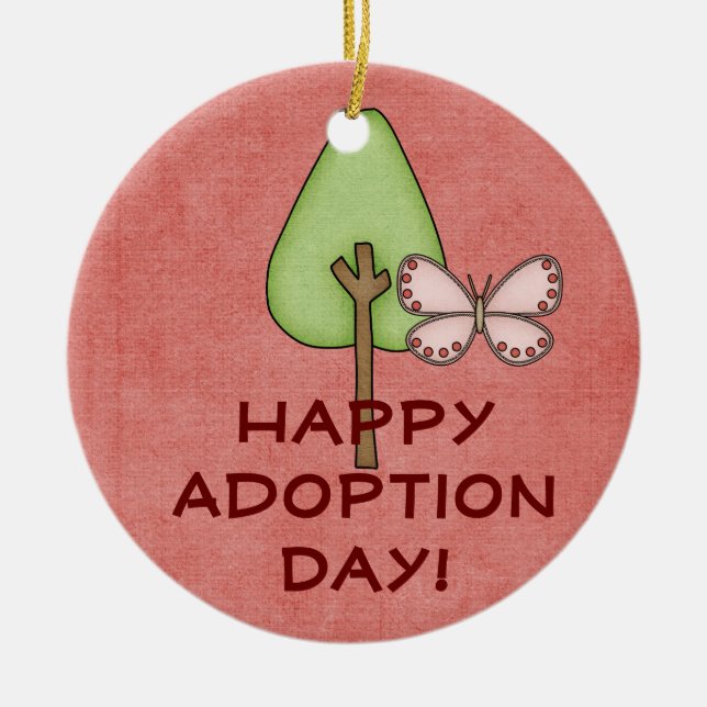 ornamento de la adopción (Frente)