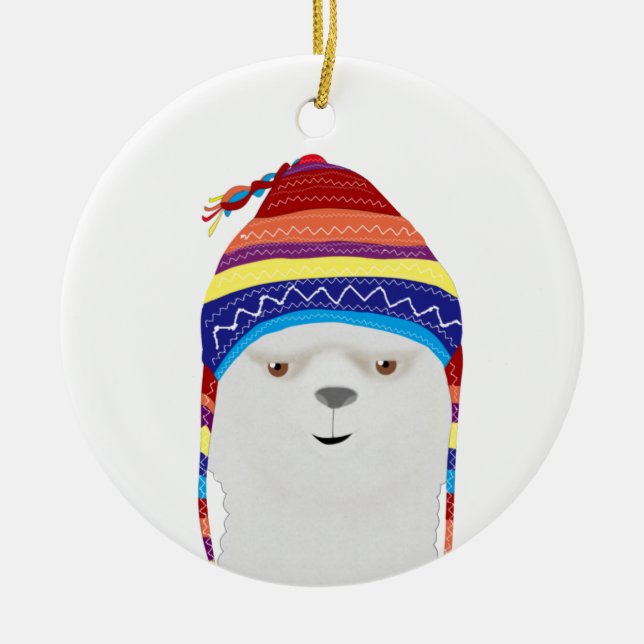 Ornamento de la Alpaca (Frente)