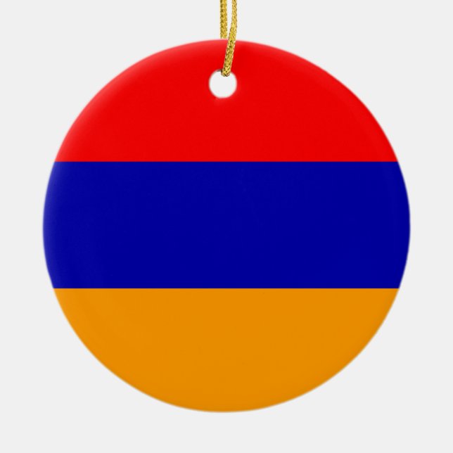 Ornamento de la bandera de Armenia (Frente)