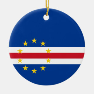 Ornamento de la bandera de Cabo Verde