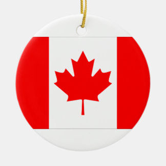 Ornamento de la bandera de Canadá
