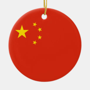 Ornamento de la bandera de China