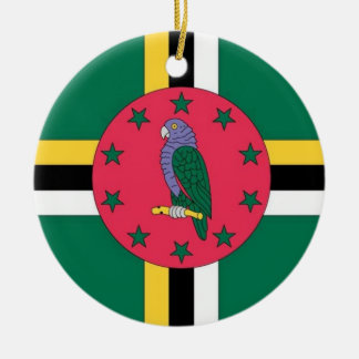 Ornamento de la bandera de Dominica