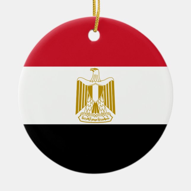Ornamento de la bandera de Egipto (Frente)