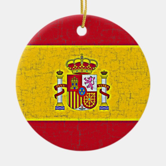 Ornamento de la BANDERA de ESPAÑA (Frente)
