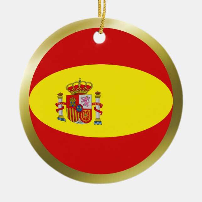 Ornamento de la bandera de España (Frente)