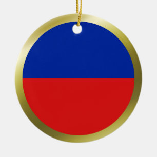 Ornamento de la bandera de Haití