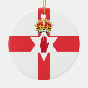 Ornamento de la bandera de Irlanda del Norte
