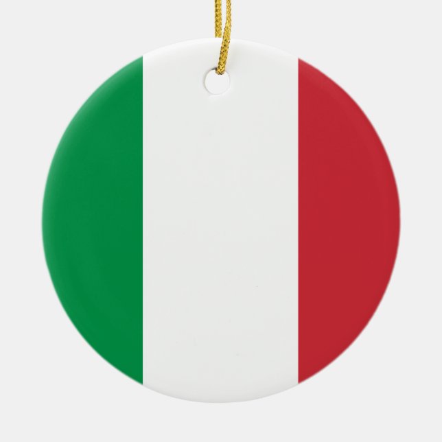 Ornamento de la bandera de Italia (Frente)