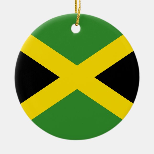 Ornamento de la bandera de Jamaica (Frente)