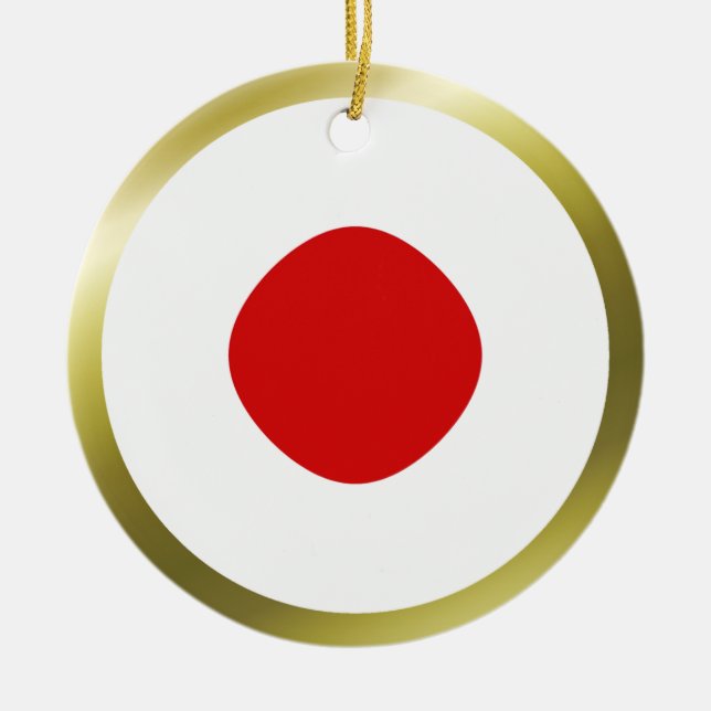 Ornamento de la bandera de Japón (Frente)