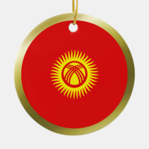 Ornamento de la bandera de Kirguistán