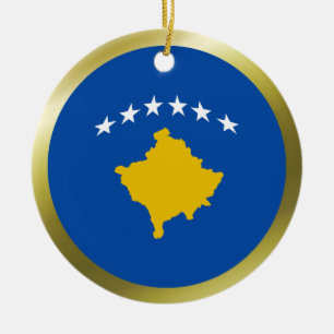 Ornamento de la bandera de Kosovo