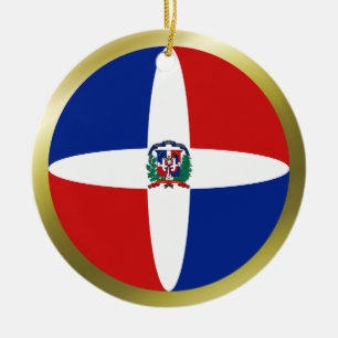 Ornamento de la bandera de la República Dominican