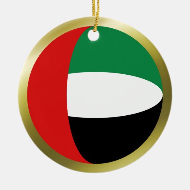Ornamento de la bandera de los UAE (Frente)