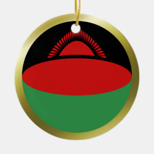 Ornamento de la bandera de Malawi