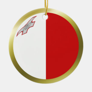 Ornamento de la bandera de Malta
