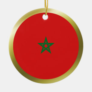 Ornamento de la bandera de Marruecos