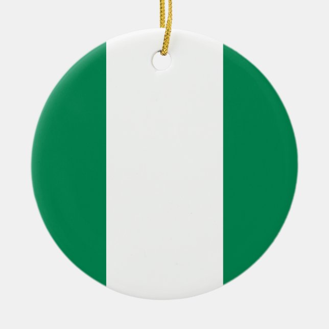 Ornamento de la bandera de Nigeria (Frente)